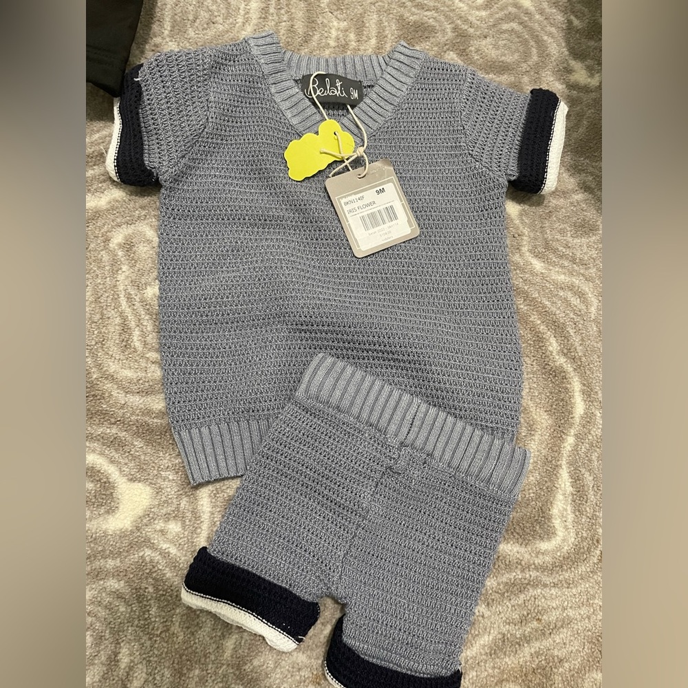 Baby knit outfit